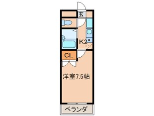 ウエストタウン福田の物件間取画像